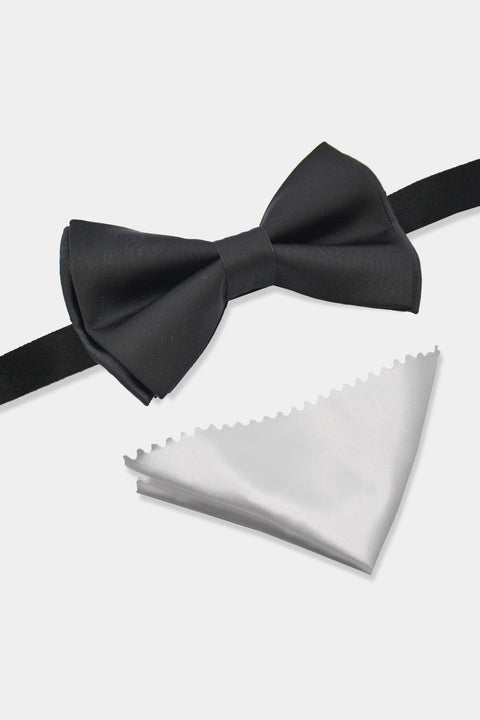 Plain Bow Tie Black