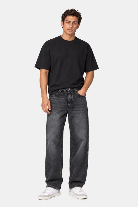 Wide Leg Trousers Jeans Gray