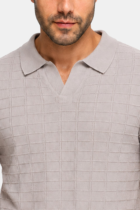 Polo Shirt Regular Fit Knitted Beige