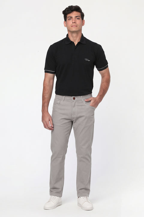 Slim Fit Chino Light Gray