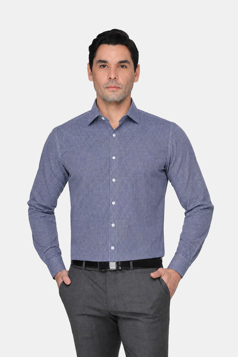Milano Shirt Slim Fit Dark Blue