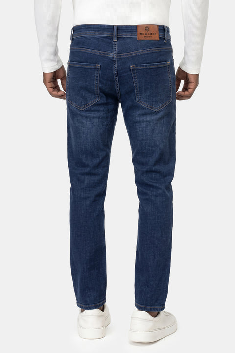 Slim Fit Trousers Jeans Dark Blue