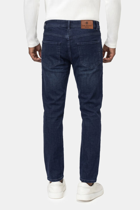 Slim Fit Trousers Jeans Blue