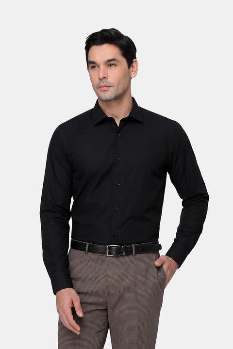 Classic Shirt  Regular Fit  Black