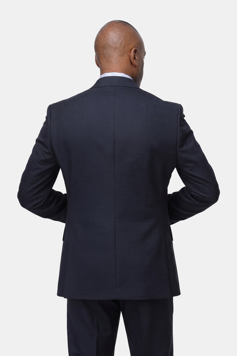 Slim Straight Fit Suit Dark Blue