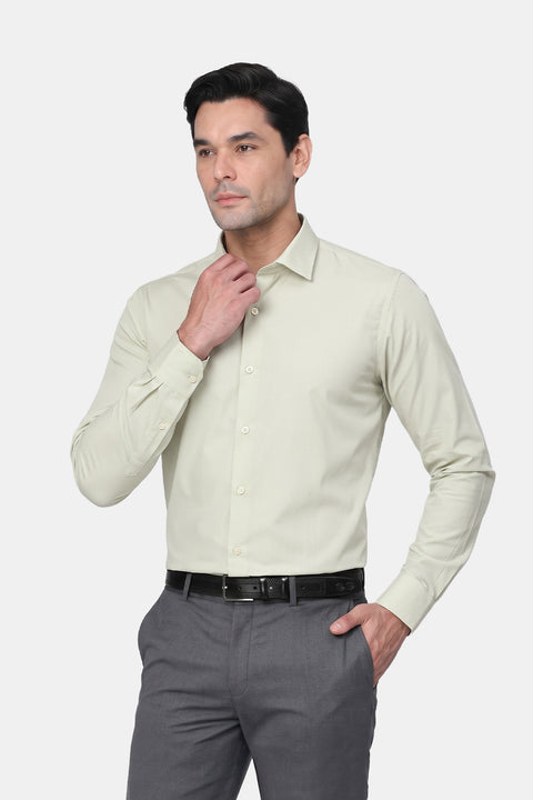 Classic Shirt Slim Fit Light Green