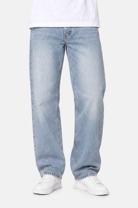 Wide Leg Trousers Jeans Light Blue