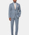 Slim Fit Suit Light Blue