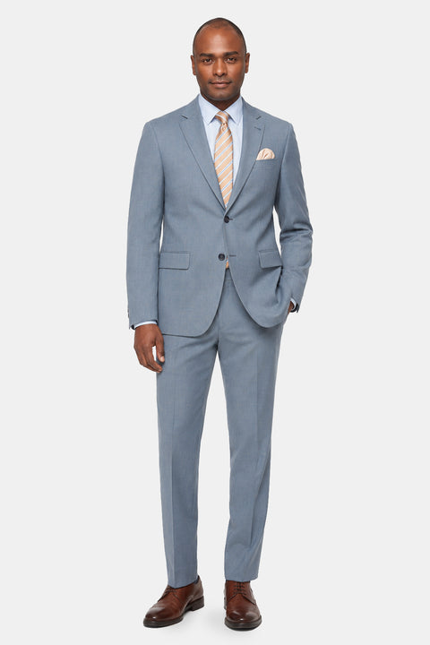 Slim Fit Suit Light Blue