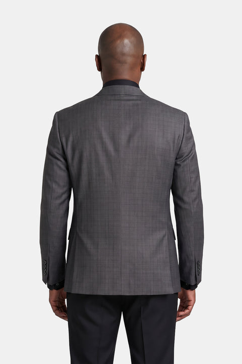 Slim Straight Fit Suit Gray