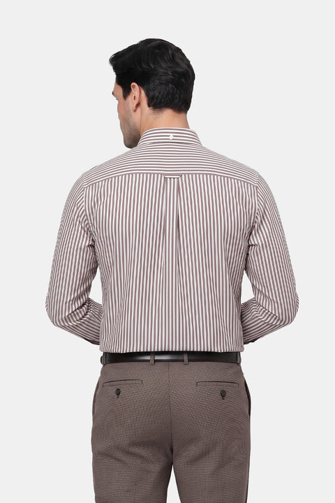 Milano Shirt Regular Fit Beige