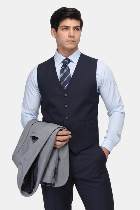 Slim Fit Suit Light Blue
