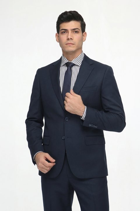 Slim Fit Suit Gray