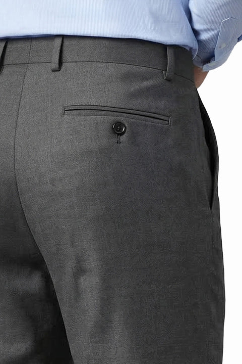 Regular Fit Classic Pants Gray