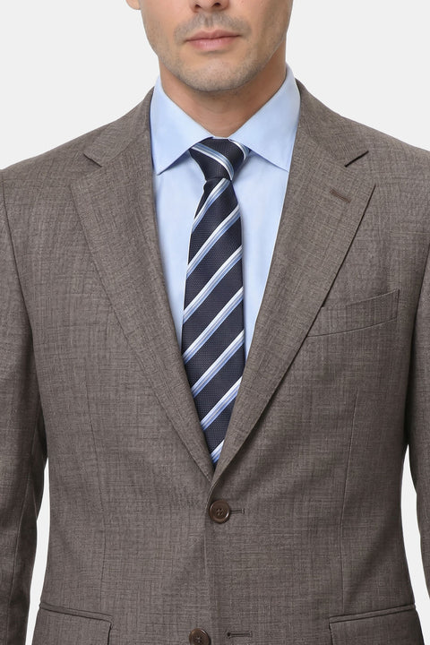 Slim Fit Suit Brown