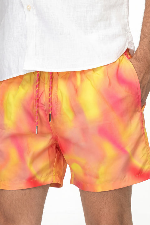 Regular Fit Swim Suit Orange
