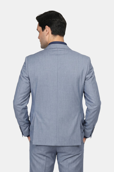 Slim Fit Suit Blue