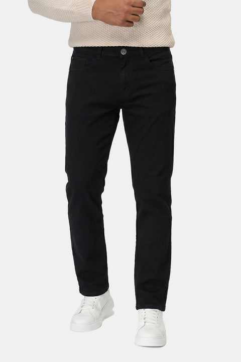 Slim Straight Chino Black