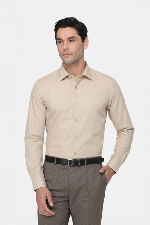 Classic Shirt Slim fit Beige
