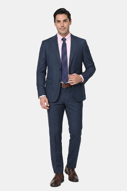 Regular Fit Suit Blue
