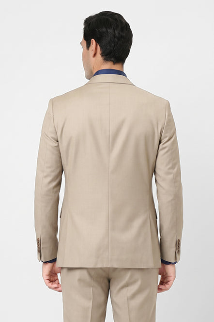 Regular Fit Suit Beige