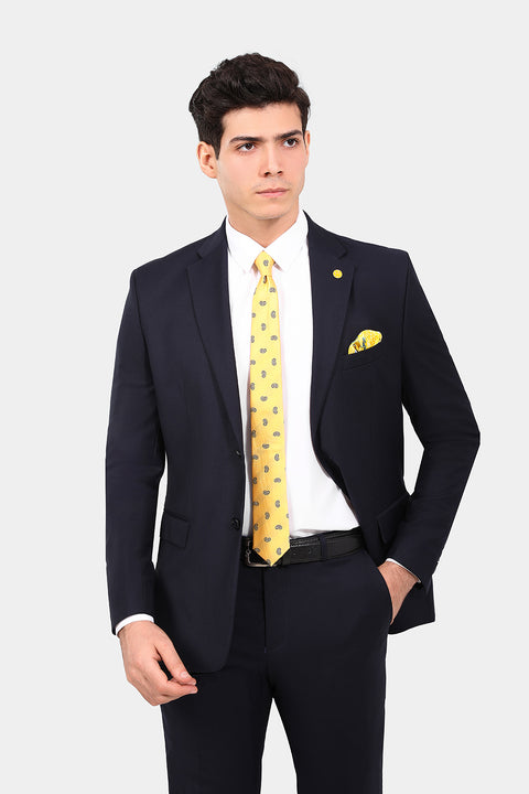 Regular Fit Suit Dark Blue