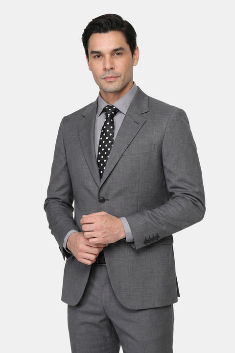 Regular Fit Suit Gray