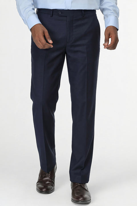 Regular Fit Classic Pants Dark Blue