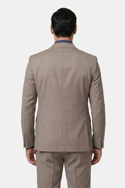 Regular Fit Suit Beige