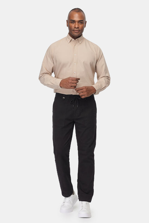 Slim Straight Chino Black