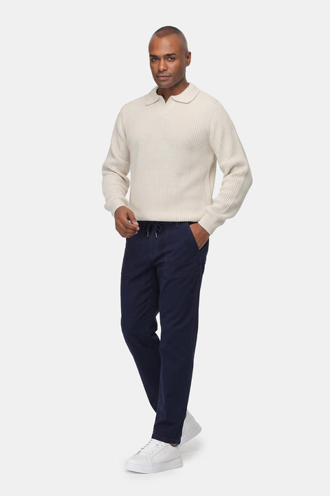 Slim Straight Chino Dark Blue