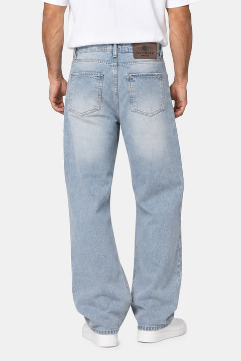 Wide Leg Trousers Jeans Light Blue
