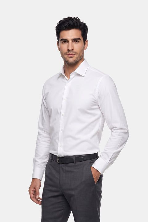 Classic Shirt Regular Fit 100% Cotton White