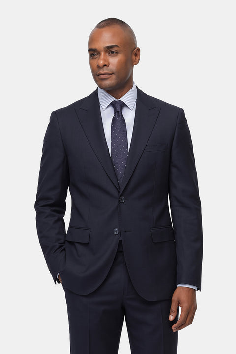 Slim Straight Fit Suit Dark Blue