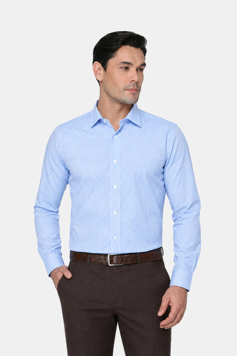 Milano Shirt Slim Fit Light Blue