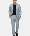 Slim Straight Fit Suit Light Blue