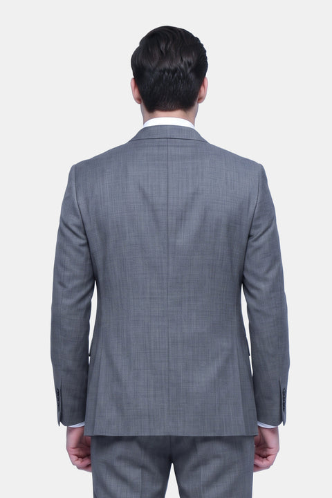 Slim Fit Suit Gray