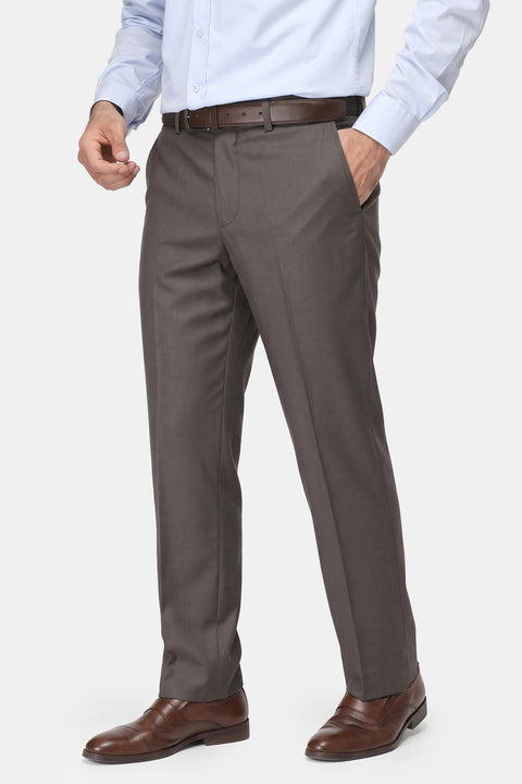 Slim Straight Fit Classic Pants Green