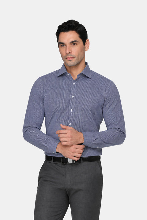 Milano Shirt Slim Fit Dark Blue