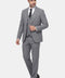 Slim Straight Fit Suit Gray
