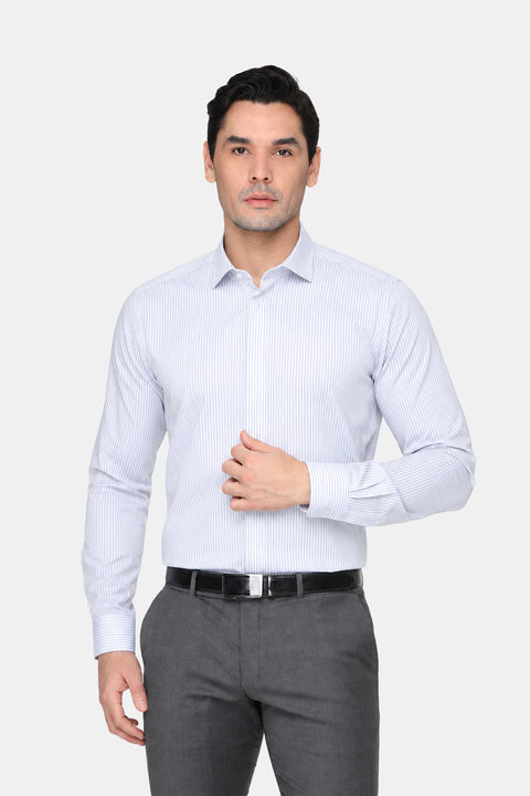 Milano Shirt Slim Fit Light Blue