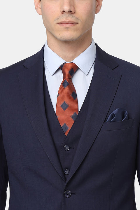 Slim Fit Suit Dark Blue