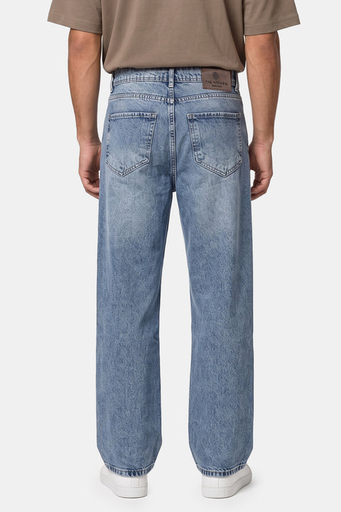 Wide Leg Trousers Jeans Light Blue