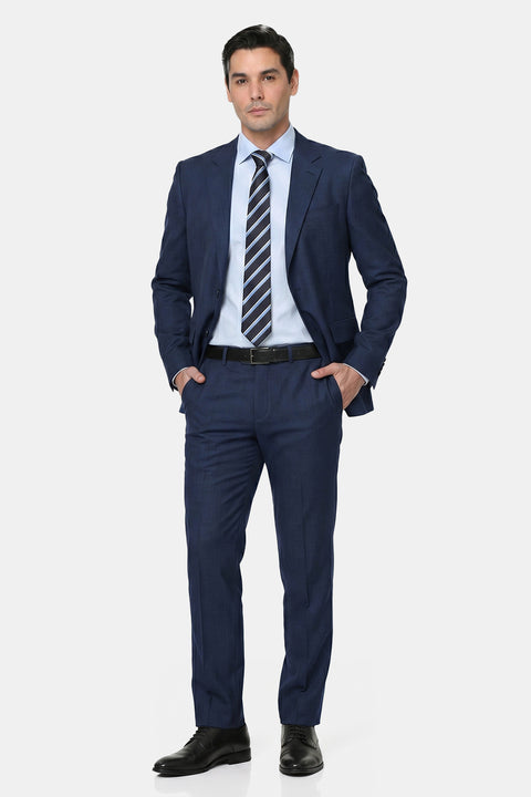Regular Fit Suit Dark Blue