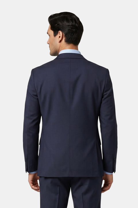 Slim Fit Suit Dark Blue