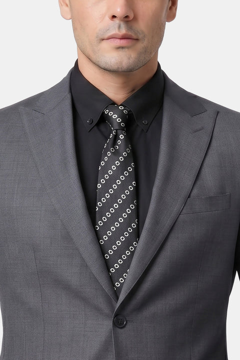 Slim Fit Suit Gray