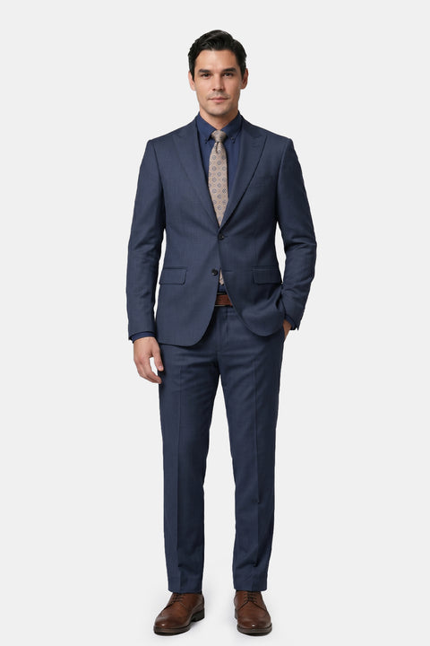 Slim Fit Suit Blue