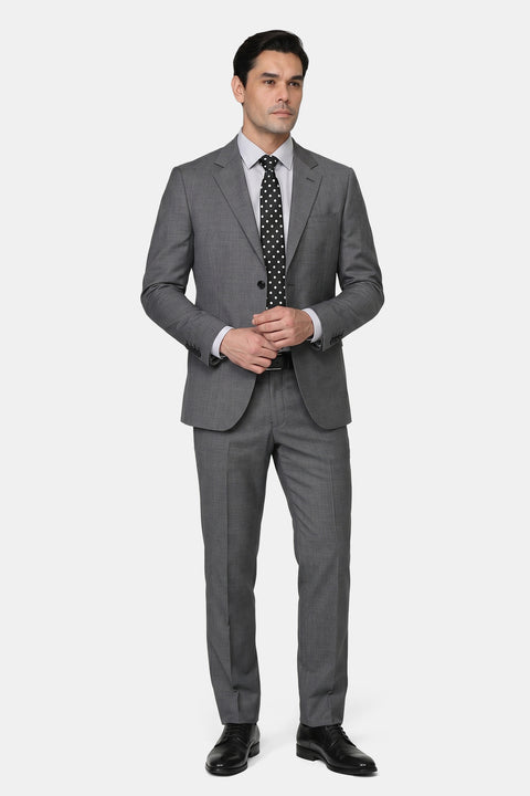 Regular Fit Suit Gray