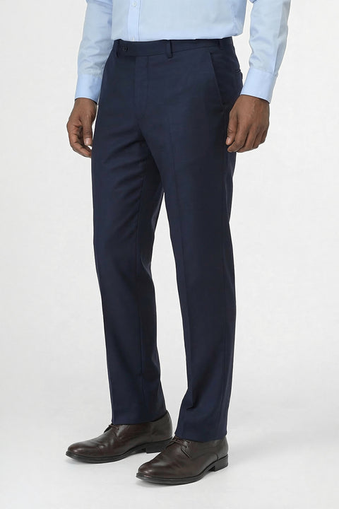 Regular Fit Classic Pants Dark Blue