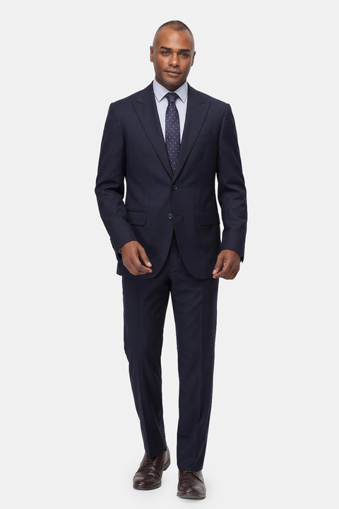 Slim Straight Fit Suit Dark Blue
